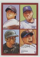 Chien-Ming Wang, Derek Jeter, Jose Reyes, Johan Santana