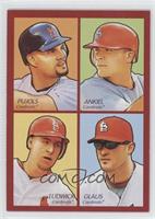 Albert Pujols, Rick Ankiel, Ryan Ludwick, Troy Glaus