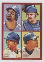 Matt Kemp, Russell Martin, Andre Ethier, Rafael Furcal