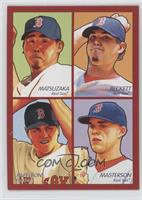 Daisuke Matsuzaka, Josh Beckett, Jonathan Papelbon, Justin Masterson