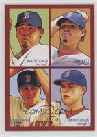 Daisuke Matsuzaka, Josh Beckett, Jonathan Papelbon, Justin Masterson