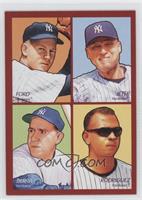 Whitey Ford, Derek Jeter, Yogi Berra, Alex Rodriguez