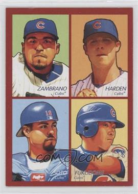 2009 Upper Deck Goudey - 4-in-1 - Red #35-66 - Carlos Zambrano, Rich Harden, Geovany Soto, Kosuke Fukudome