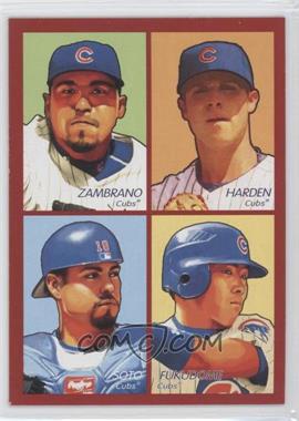 2009 Upper Deck Goudey - 4-in-1 - Red #35-66 - Carlos Zambrano, Rich Harden, Geovany Soto, Kosuke Fukudome