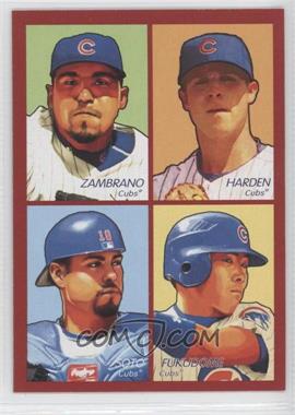 2009 Upper Deck Goudey - 4-in-1 - Red #35-66 - Carlos Zambrano, Rich Harden, Geovany Soto, Kosuke Fukudome