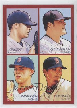 2009 Upper Deck Goudey - 4-in-1 - Red #35-68 - Ian Kennedy, Joba Chamberlain, Clay Buchholz, Justin Masterson