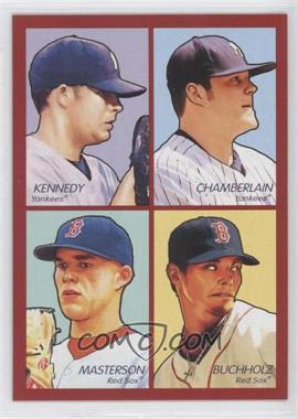 2009 Upper Deck Goudey - 4-in-1 - Red #35-68 - Ian Kennedy, Joba Chamberlain, Clay Buchholz, Justin Masterson