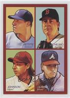 Andy Pettitte, Curt Schilling, Randy Johnson, Tom Glavine