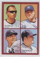 Alex Rodriguez, Derek Jeter, Mariano Rivera, Joba Chamberlain