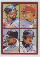 Jeff Francoeur, Rick Ankiel, Nick Markakis, Ichiro Suzuki