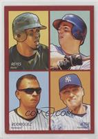 Jose Reyes, David Wright, Alex Rodriguez, Derek Jeter