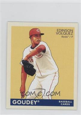 2009 Upper Deck Goudey - [Base] - Mini Blue Back #58 - Edinson Volquez