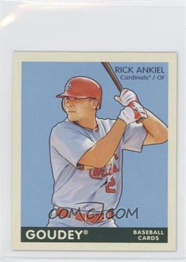 2009 Upper Deck Goudey - [Base] - Mini Green Back #179 - Rick Ankiel