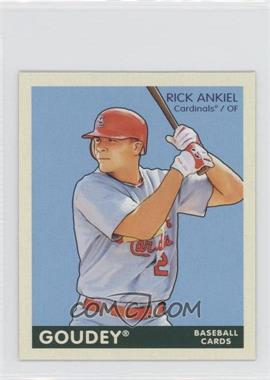 2009 Upper Deck Goudey - [Base] - Mini Green Back #179 - Rick Ankiel