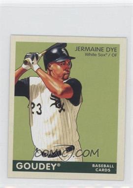 2009 Upper Deck Goudey - [Base] - Mini Green Back #49 - Jermaine Dye