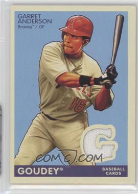 2009 Upper Deck Goudey - Memorabilia #GM-GA - Garret Anderson