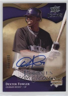 2009 Upper Deck Icons - [Base] #133 - Dexter Fowler /400