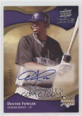 2009 Upper Deck Icons - [Base] #133 - Dexter Fowler /400