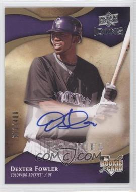 2009 Upper Deck Icons - [Base] #133 - Dexter Fowler /400