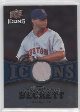 2009 Upper Deck Icons - Icons - Blue Jerseys #IC-BE - Josh Beckett