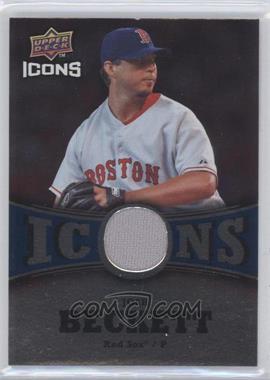 2009 Upper Deck Icons - Icons - Blue Jerseys #IC-BE - Josh Beckett