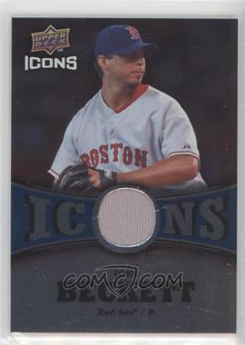 2009 Upper Deck Icons - Icons - Blue Jerseys #IC-BE - Josh Beckett