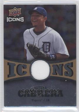 2009 Upper Deck Icons - Icons - Gold Jerseys #IC-CA - Miguel Cabrera /25