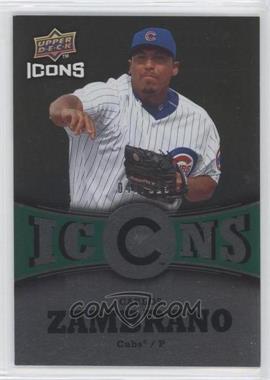 2009 Upper Deck Icons - Icons - Green #IC-CZ - Carlos Zambrano /125