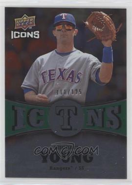 2009 Upper Deck Icons - Icons - Green #IC-MY - Michael Young /125