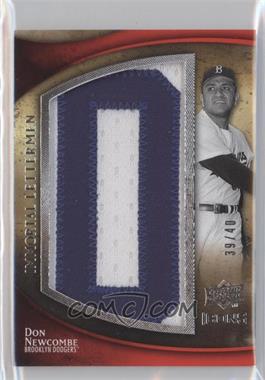 2009 Upper Deck Icons - Immortal Lettermen #IL-DN.2 - Don Newcombe - Don Newcombe (Letter O) /40