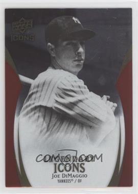 2009 Upper Deck Icons - Legendary Icons - Red #LI-JD - Joe DiMaggio /999