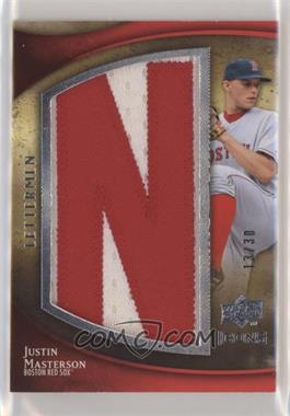 2009 Upper Deck Icons - Lettermen #IL-JM.N - Justin Masterson (Letter N) /30