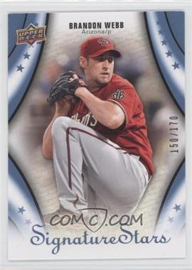 2009 Upper Deck Signature Stars - [Base] - Clover Blue #17 - Brandon Webb /170