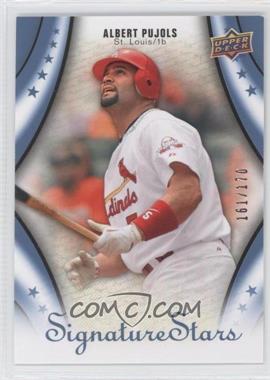 2009 Upper Deck Signature Stars - [Base] - Clover Blue #8 - Albert Pujols /170