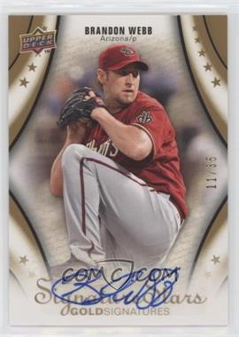 2009 Upper Deck Signature Stars - [Base] - Gold Signatures #17 - Brandon Webb /35