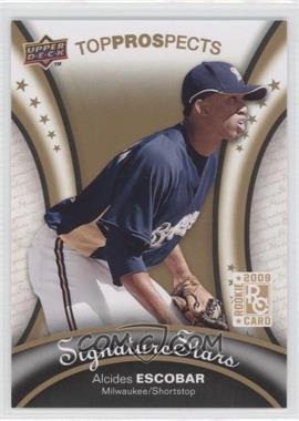 2009 Upper Deck Signature Stars - [Base] #107 - Top Prospects - Alcides Escobar