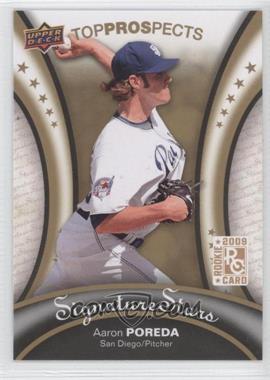 2009 Upper Deck Signature Stars - [Base] #115 - Top Prospects - Aaron Poreda