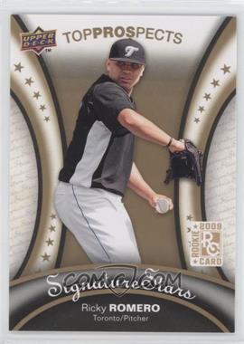 2009 Upper Deck Signature Stars - [Base] #117 - Top Prospects - Ricky Romero