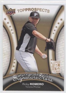 2009 Upper Deck Signature Stars - [Base] #117 - Top Prospects - Ricky Romero