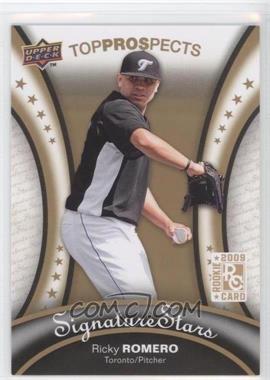 2009 Upper Deck Signature Stars - [Base] #117 - Top Prospects - Ricky Romero