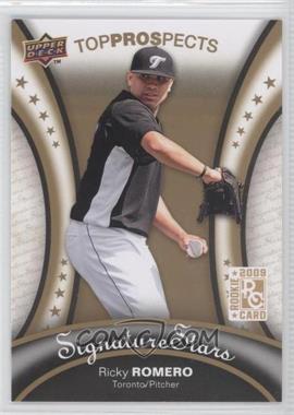 2009 Upper Deck Signature Stars - [Base] #117 - Top Prospects - Ricky Romero