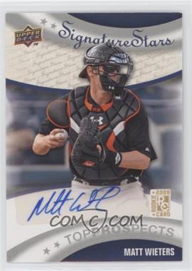 2009 Upper Deck Signature Stars - [Base] #209 - Top Prospects - Matt Wieters