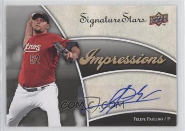 2009 Upper Deck Signature Stars - Impressions Autographs #IMP-FP - Felipe Paulino