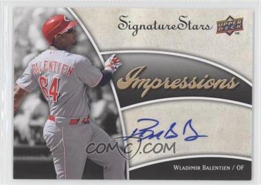 2009 Upper Deck Signature Stars - Impressions Autographs #IMP-WB - Wladimir Balentien