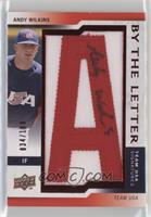 Andy Wilkins (letter A) #/100