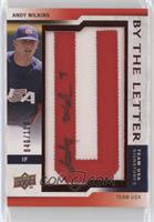 Andy Wilkins (letter U) #/100