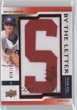 2009 Upper Deck Signature Stars - USA By the Letter Signatures #BTLU-BH.S - Bryce Harper (letter S) /100