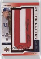 Cory Hahn (letter U) [EX to NM] #/100