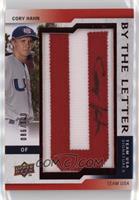 Cory Hahn (letter U) #/100