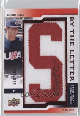 2009 Upper Deck Signature Stars - USA By the Letter Signatures #BTLU-CO.S - Gerrit Cole (letter S) /100